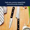 HENCKELS Solution Razor-Sharp 15-pc Knife Set, Chef Knife, Bread Knife, Steak Knife, German Engineered Informed by 100+ Years of Mastery, Black/Stainless Steel view 4