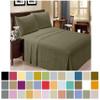 800 Thread Count-6Pcs Bed Sheet Set 100% Cotton Bed Sheets Olive Full XL Sheets Set, Long Staple Cotton Sheets, Fits Mattress Upto 18" Deep Pocket, Bedsheet and Pillowcase, Bedding Set view 2