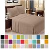 800 Thread Count-6Pcs Bed Sheet Set 100% Cotton Bed Sheets Taupe King Sheets Set, Long Staple Cotton Sheets, Fits Mattress Upto 18" Deep Pocket, Bedsheet and Pillowcase, Bedding Set view 2