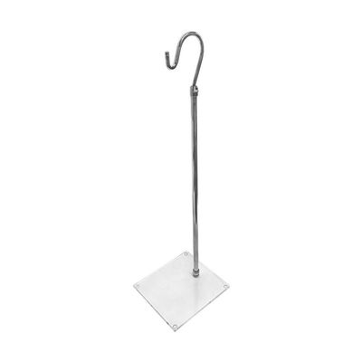 DBM IMPORTS 42" Adjustable Single Hook Handbag Display Stand Clear Acrylic Base