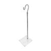 DBM IMPORTS 42" Adjustable Single Hook Handbag Display Stand Clear Acrylic Base view 1