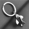 Healifty 5pcs Airplane Shaped Keychain Accessories Creative Key Holder Bag Hanging Pendant Stylish Keyring Decor for and Personal Use Silver view 3