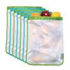 ChicoBag Reusable Produce Bag w/Drawstring Closure & Breathable Mesh | Perfect for Shopping, Travel, Organization | Eco-Conscious Vegetable & Fruit Storage Bags | 3 Blue, 3 Green (Pack of 6) view 1