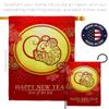 Ornament Collection Rat of Year House Flag Winter Lunar New Good Luck Prosperous Seasonal Arrival Blessing Decoration Banner Small Garden Yard Gift Double-Sided, 28" x 40", Thick Fabric view 4