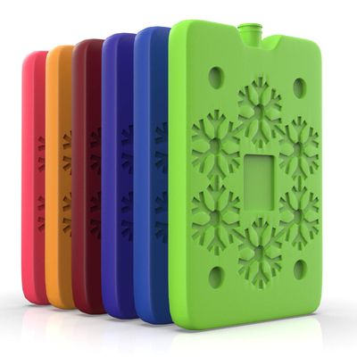 TrekProof Multicolor Lunch Bag Ice Packs, 6-Piece Set, Reusable and Eco-Friendly, Portable and Compact, Ideal for Travel, Camping, Picnics, and School