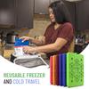 TrekProof Multicolor Lunch Bag Ice Packs, 6-Piece Set, Reusable and Eco-Friendly, Portable and Compact, Ideal for Travel, Camping, Picnics, and School view 4