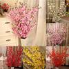 Firlar Artificial Cherry Blossom Branches, 10 Bunches Spring Peach Blossom Silk Flowers Fake Floral Arrangements for Home Wedding Decoration, 26 view 2