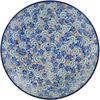 Polmedia Polish Pottery Salad Plate UNIKAT - Hypnotized Pattern Handmade in Boleslawiec Poland by Ceramika Artystyczna + Certificate of Authenticity view 1
