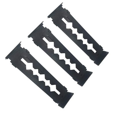 ARTSOTRE 3 Pack Adjustable Drawer Divider,12.7" to 22" Expandable Dresser Organizer Separators Set for Bedroom,Bathroom,Closet,Baby Drawer Desk, Kitchen and Office Desk Storage (Black)