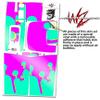 WraptorSkinz Decal Style Vinyl Skin compatible with Keurig K10 / K15 Mini Plus Coffee Makers Drip Teal Pink Yellow (COFFEE MAKER NOT INCLUDED) view 3