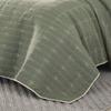 3 Piece Cabin Lodge Style Plaid Quilt King Size, All Seasons Beautiful Trout Stitched Design with a Khaki Plaids Reverse Ivory Green Quilt Set, Geometric Lightweight Contemporary Farmhouse Bedding view 3