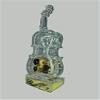 UTowels Mechanical Wind-up Violin Music Box with LED Lights Transparent Acrlic Melody Castle in The Sky Carrying You view 4
