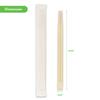 [100 Pairs] Disposable Bamboo Chopsticks - Premium Individually Wrapped Splinter-Less Smooth Wooden Traditional Japanese, Korean Chopsticks view 3