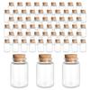 60-Pack 20ml (0.68 oz) Glass Bottles with Cork Stoppers  for Spell Bottles, Spice Jars, DIY Party Favors, Travel Memories & Plant Propagation  Empty Recyclable Containers for Crafts, Kitchen,Dcor view 1