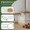 60-Pack 20ml (0.68 oz) Glass Bottles with Cork Stoppers  for Spell Bottles, Spice Jars, DIY Party Favors, Travel Memories & Plant Propagation  Empty Recyclable Containers for Crafts, Kitchen,Dcor view 2