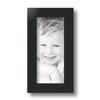 ArtToFrames 4x9 Inch Black Picture Frame, This 1.25 Inch Custom Poster Frame is Noir Black - Full Wrap - Comes with Regular Glass and Corrugated Backing (2WOM76808-704F-4x9) view 3