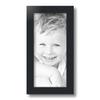 ArtToFrames 6x13 Inch Black Picture Frame, This 1.25 Inch Custom Poster Frame is Noir Black - Full Wrap - Comes with Regular Glass and Corrugated Backing (2WOM76808-704F-6x13) view 3