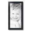 ArtToFrames 9x19 Inch Black Picture Frame, This 1.25 Inch Custom Poster Frame is Noir Black - Full Wrap - Comes with Regular Glass and Corrugated Backing (2WOM76808-704F-9x19) view 3