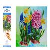 DIAMOND ART BY LEISURE ARTS Diamond Painting Kits for Adults 14"X16" Advanced Wildflowers, Full Drill, Art Kits, Dimond Art, for Adults, Kit view 1