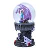 Nemesis Now Anne Stokes Dragon Mage Snowglobe Shaker, Polyresin, Purple, 18.5cm view 2
