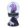 Nemesis Now Anne Stokes Dragon Mage Snowglobe Shaker, Polyresin, Purple, 18.5cm view 3