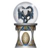 Nemesis Now Anne Stoke Dragon Heart Snow Globe Shaker, Polyresin, Gold, 18.5cm view 1