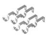 Rod Desyne 1" Double Wall Bracket (4 pcs), Satin Nickel view 1