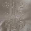 anbcollectibles 4 x 7 Glass Dome with 3 Tier Acrylic Marble Display Insert (5/8" Holes) for Marbles_AB view 3