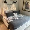 HiEnd Accents Stonewashed Cotton Velvet 3 Piece Quilt Set with Pillow Shams, King Size, Gray Solid Color, Classic Traditional Bedding, Soft Lightweight Bed Cover, 1 Quilt and 2 Pillowcases view 2