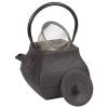 47 Oz Cast Iron Tea Pot Black Color view 2