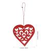 Amosfun 20pcs Mother Day Wood Heart Hanging Ornament Hollow Love Wooden Embellishments Decorative Wooden Decorations for Wedding Happy Mothers Day Birthday Party Decorations Supplies view 2