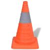 MH GLOBAL 18" Multi-Purpose Collapsible Safety Cone Reflecting Tape Flasher view 2