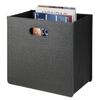 HofferRuffer Magazine Basket Holder, Foldable Magazine Rack, Document File Holder Organizer, File Folder, Newspaper Storage Bin Organizer for Home or Office(Black) view 1
