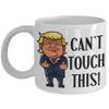 Ashton Books-n-Things Pro Trump Mug for Dad Gifts for Men Funny Gift for Pro Trump Anti Impeachment Indictment Tea Cup Gag Gifts for Women Cant Touch This Political Coffee Mugs view 1