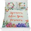 YouCustomizeIt Personalized Succulents Comforter Set - Full/Queen view 1