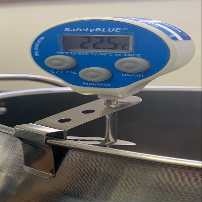 Digital Instant Read Stem (3") Thermometer with Lollipop Head for Food Preparation, Cooking, Baking, Grilling, Brewing.