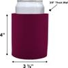 Beer Pressure Thick Foam Can Coolie (Black, 2 Pack) view 3