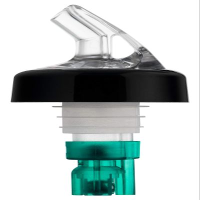 [12 PACK] Measured Liquor Bottle Pourers 1 oz (30 mL) - Collared Automatic Measured Bottle Pourer - No Cracks, No Leaks, Bar Spouts, Quick Shot, Spirit, Wine, Bar Cocktail Dispenser