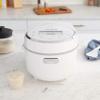 CUCKOO Micom Rice Cooker 8-Cup Uncooked / 16-Cup Cooked with Nonstick Inner Pot, Large Rice Maker with 9 Menu Options, Fuzzy Logic Technology, Auto Clean Mode, LCD Display, White (CR-0810F) view 2