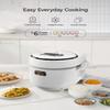 CUCKOO Micom Rice Cooker 8-Cup Uncooked / 16-Cup Cooked with Nonstick Inner Pot, Large Rice Maker with 9 Menu Options, Fuzzy Logic Technology, Auto Clean Mode, LCD Display, White (CR-0810F) view 3