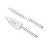 Kate Spade Bridal Personalized Take the Cake Wedding Cake Knife and Server Set, Custom Engraved Wedding Cake Cutting Set, Accessories and Gifts for the Bride and Groom view 1