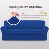 Easy-Going 2 Pieces Microfiber Stretch Sofa Slipcover  Spandex Soft Fitted Sofa Couch Cover, Washable Furniture Protector with Elastic Bottom Kids,Pet (Oversized Sofa, Classic Blue) view 3