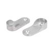 New Lon0167 Wardrobe Closet Featured Rod End Brackets reliable efficacy Supports Silver Tone 25pcs for 16mm Dia Tube(id:8b4 fc 20 80c) view 2