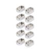 New Lon0167 Oval Wardrobe Featured Garment Alloy Lever reliable efficacy Rod Clothes Brackets Holder 31mm x 17mm 10 Pcs(id:34d 0c ce 0e0) view 1