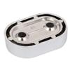 New Lon0167 Oval Wardrobe Featured Garment Alloy Lever reliable efficacy Rod Clothes Brackets Holder 31mm x 17mm 10 Pcs(id:34d 0c ce 0e0) view 3
