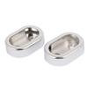 New Lon0167 Oval Wardrobe Featured Garment Alloy Lever reliable efficacy Rod Clothes Brackets Holder 31mm x 17mm 10 Pcs(id:34d 0c ce 0e0) view 4