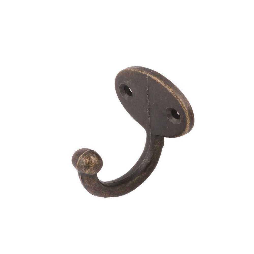 New Lon0167 Metal Ball Featured End Screw Fixed reliable efficacy Single Hook Coat Scarf Hanger Keychain Holder(id:7c5 b8 df 39e)