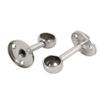 New Lon0167 Wardrobe Curtain Featured Wall Mounted Clothes reliable efficacy Pipe Rail Lever Support Bracket 19mm Dia 8pcs(id:7e7 6f 28 c12) view 2