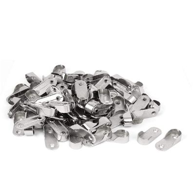 New Lon0167 Closet Wardrobe Featured Nickel Plated Zinc reliable efficacy Alloy Rod End Support Bracket Holder 100pcs(id:921 26 cb 960)