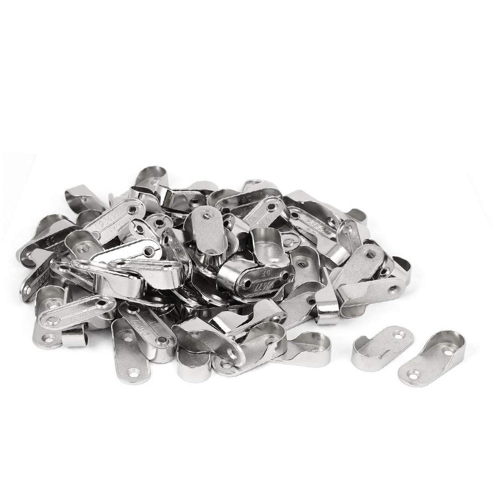 New Lon0167 Closet Wardrobe Featured Nickel Plated Zinc reliable efficacy Alloy Rod End Support Bracket Holder 100pcs(id:921 26 cb 960)